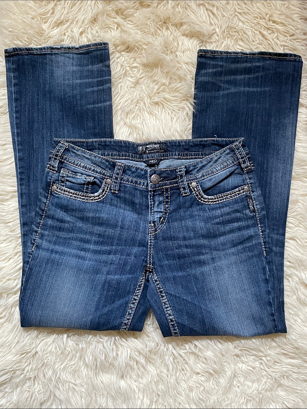 Silver Aiko Blue Women's Bootcut Jeans 30x31
